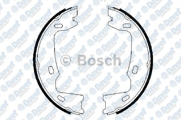 BOSCH 0986487214 Pabuclu Balata Astra F 91-> Vectra A-B 88-02